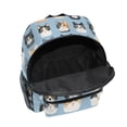 thumbnail image 6 of FORMRS School Backpack with Front Zippered Pocket 12" Student Travel Daypack, Cartoon Cute Cat, 6 of 6