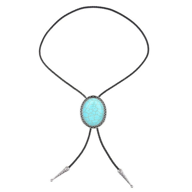 Corbata de bolo ajustable Yuyangstore Bola occidental única para Hombres y mujeres Azul-1