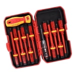 Ensemble de tournevis isolants, ensemble de tourne-vis électrique interchangeable pour la réparation