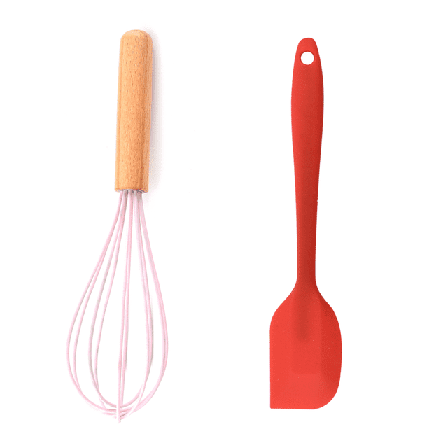 Utensilios de cocina de silicona Juego de utensilios de cocina de 2 piezas, silicona sin BPA, resistente al calor, apto para lavavajillas