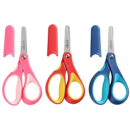8 Pcs Children Safety Scissors,Student Blunt Tip Scissors,5 Inch
