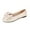 White, variant on Xfvqtps Casual Loafers Womens Slip on Shoes Flat Sole Round Toe Comfortable Walking Flats Breathable Moccasins for Women Versatile Footwear White