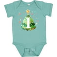thumbnail image 3 of Inktastic 1st Birthday Green Christmas Tree with Yellow Star Boys or Girls Baby Bodysuit, 3 of 5