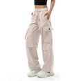 thumbnail image 6 of RYDCOT Women's Hiking Pants Quick Dry Lightweight Cargo Pants Water Resistant Multi Pockets Golf Travel Work Camping Khaki, 6 of 7
