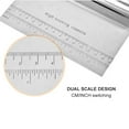 thumbnail image 4 of Zootealy 6-Inch Dough Cutter with Measuring Scale Pastry Scraper Multi-Purpose Food Chopper Stainless Steel Bench-Scraper Kitchen Utensil Perfect for Cake Pizza Noddle Bread Butter Baking, 4 of 8