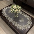 thumbnail image 1 of MesaSe Chemin de Table en Dentelle Brodée Chemin de Table Basse Napperon Table de Nuit Foulard de Commode Centre de Table Napperon, 1 of 2