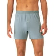 thumbnail image 3 of Underwear Boxers, 3-Pack, SuperSoft Knit Sleep Boxers for Men, Viscose from Bamboo, 3 of 10