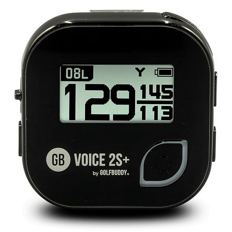 Golf Buddy Voice 2S+ Black/Silver GPS Range Finder - #1 Selling