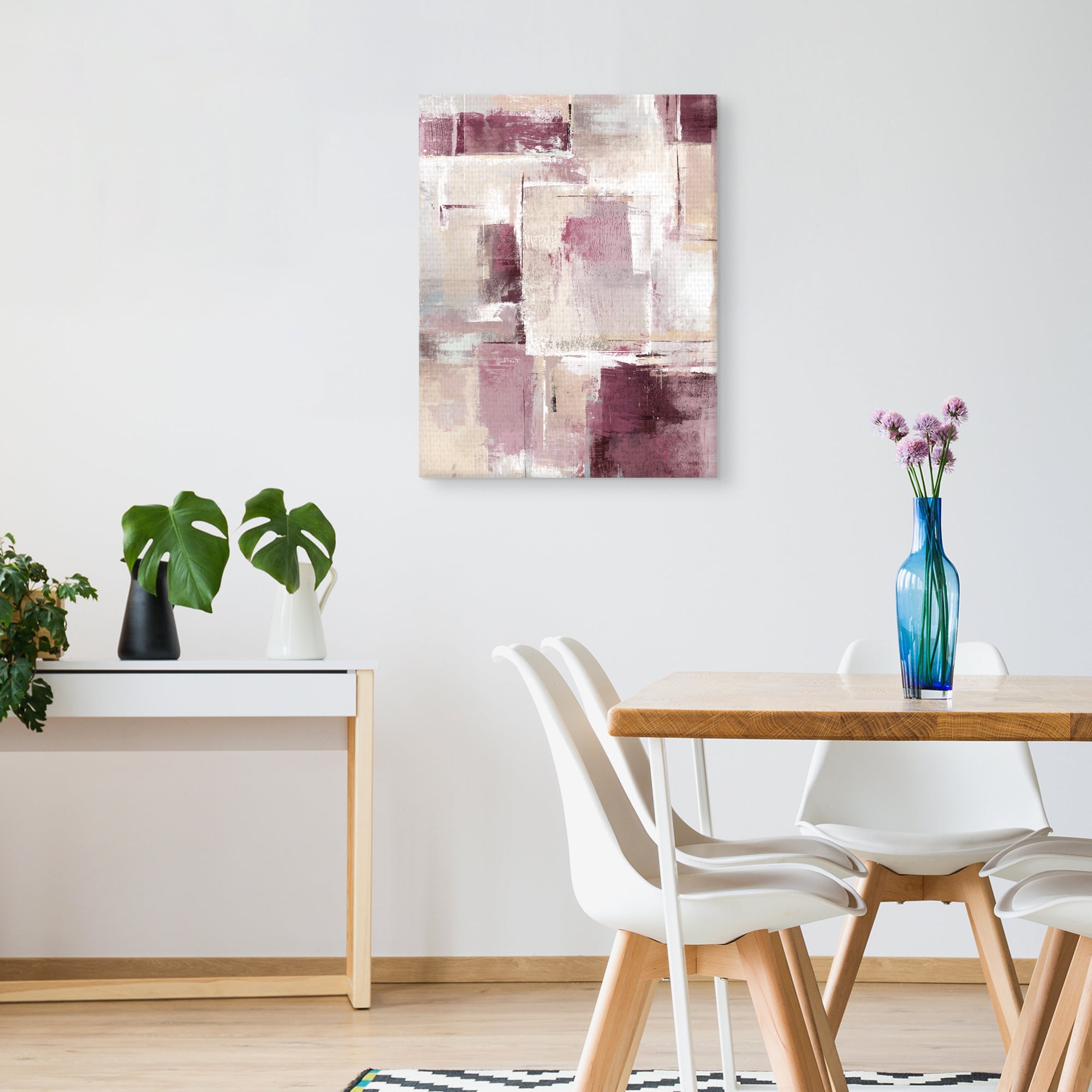 Block Abstract by Willowbrook Fine Art Canvas Art Print