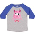 thumbnail image 3 of Inktastic Cute Monster, Pink Monster, Funny Monster, Horns Boys or Girls Toddler T-Shirt, 3 of 5