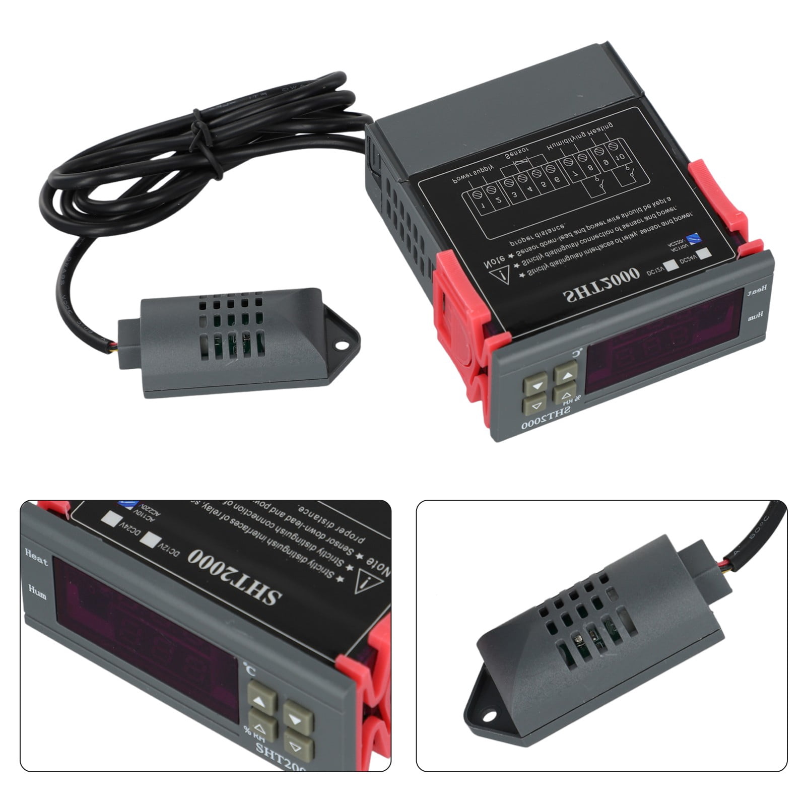 User Friendly Sht2000 Intelligent Temperature Humidity Controller Digital Display Thermostat For Precise Control