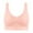 Pink, variant on Einccm Women's Seamless Wireless Bra Breathable Padded One-Piece Bralette Comfortable Supportive Stretch Underwear for Everyday Sleep Maternity