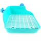 thumbnail image 1 of Caja de arena para conejos fácil de limpiar, entrenamiento para ir al baño, para animales pequeños/conejos/cobayas/hurones, 1 of 4