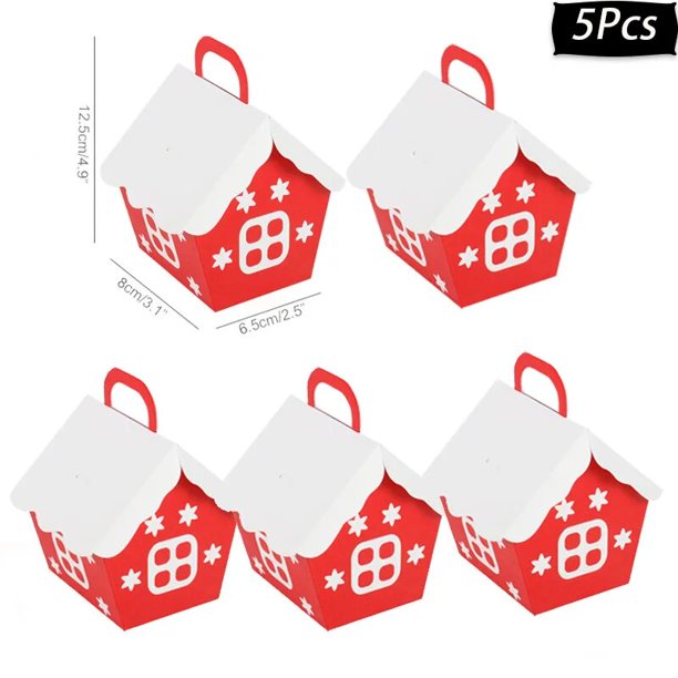 Bolsas de embalaje de regalo de Navidad, Caja de galletas de caramelo de Papá Noel, muñeco de nieve, bolsa de recuerdo de fiesta de año nuevo, decoración de Navidad, 2023