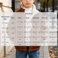 thumbnail image 3 of Spazoro Boys Quilted Jacket with Pockets, Elastic Cuffs Zip Up Stand Collar Loose Fit Sherpa Lined Warm Winter Outerwear for Boys Brown Size 12-13, 3 of 9