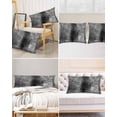 thumbnail image 6 of Gray Satin Pillowcase for Hair and Skin with Zipper, Soft Breathable Cooling Silk Pillow Cases, Retro Oil Painting Modern Abstract Art Aesthetics Body Pillow Covers Bed Pillows 20"x54", 6 of 6