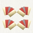 thumbnail image 1 of Minkissy 50Pcs Assorted Color Paper Scratch Off Sticker for Birthday Party Bag Fillers 15.7x2.8x0.04In, 1 of 8