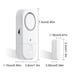 thumbnail image 5 of Cateissary Sensor de alarma de ventana de puerta de ABS 120dB para sistema de alarma antirrobo para el hogar alarma de puerta y ventana de alarma Electrónica blanco, 5 of 5