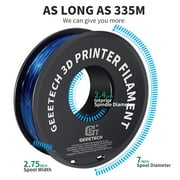 Geeetech TPU Filament 1.75mm 3D Printer Consumables , 1kg Spool (2.2 lbs.), Dimensional Accuracy +/- 0.03 mm blue