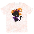 thumbnail image 3 of Inktastic Halloween Cat, Cute Cat, Black Cat, Witch Hat T-Shirt, 3 of 5