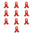 thumbnail image 1 of 10 piezas de cinta roja insignias broches creativos alfileres de solapa de hierro exquisitos broches únicos para mujeres damas, 1 of 5