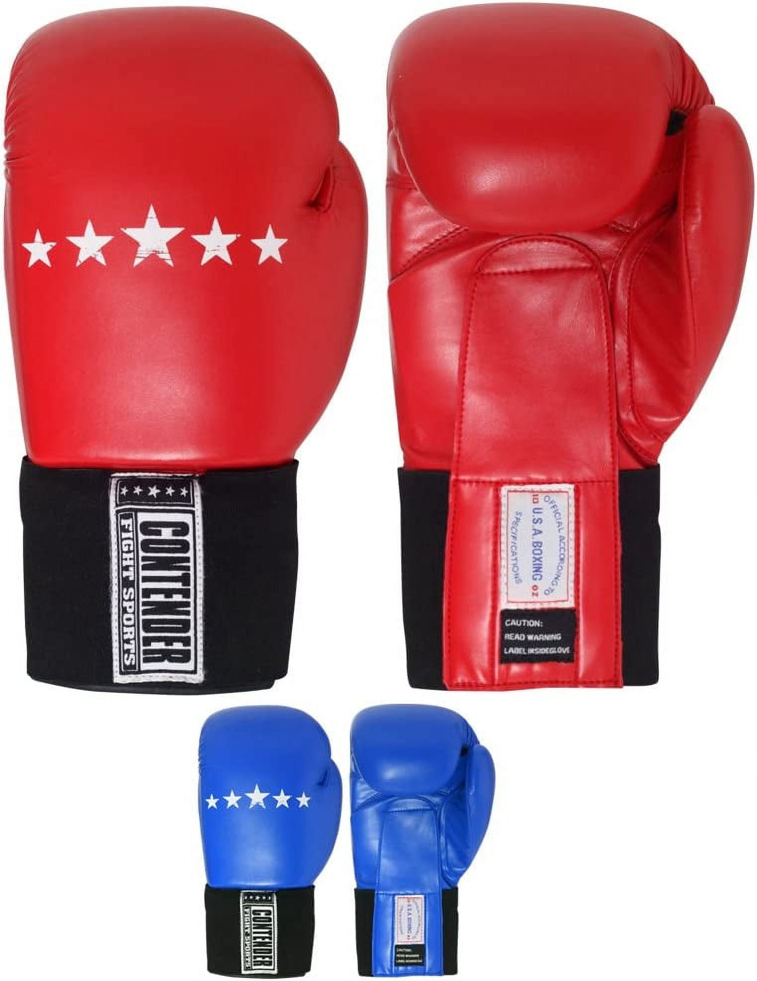 Contender Fight Sports Amateur Competition Gloves 12 oz Red