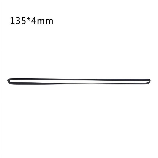 Replacement Turntable Belt Rubber Flat Drive Belt for Record Player Walkman DVD CD-ROM Repeater Phono 4mm Wide Belt 63HD 135mm