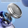 thumbnail image 2 of Lureza Mini Portable Shaver, Lureza Shaver for Men, USB Rechargeable, Waterproof Electric Razor Men with Digital Display for Travel Office Business Trip (Blue), 2 of 7