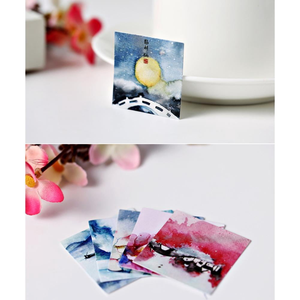 40pcs / Set Diy Stickers Vintage Style Chinese Traditional Adhesive Stickers Decoration Stickers For Student Supplies, Office Supplies