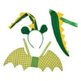 thumbnail image 4 of Juego de 3 Piezas Disfraz Dinosaurio Salvador Diadema Amarillo, 4 of 10