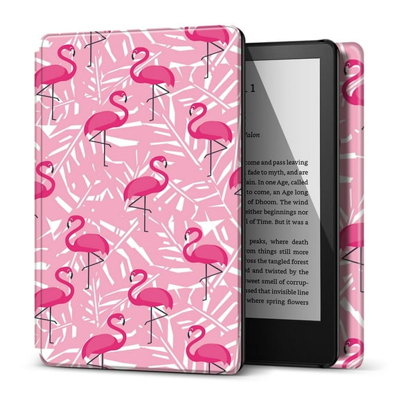 Case for 6" All-New Kindle 2024 & 2022 Release 11th Generation Cover - Slim, Lightweight, Smart, Protective Flip Case with Auto Sleep and Wake for 6-Inch Amazon Kindle E-book Reader, Pink Flamingo