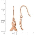 thumbnail image 2 of Cheryl M SS Rose Gold-Plated Awareness Shepherd Hook Earrings, 2 of 2