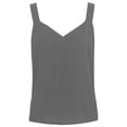 thumbnail image 3 of LEEYNEER Woman Tank Tops Women‘s Sleeveless V-Neck Solid Color Block T-Shirt Loose Casual Tank, 3 of 4