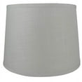 thumbnail image 4 of Urbanest French Drum Lamp Shade, Textured Flax Linen, 12x14x10", Gray, 4 of 5