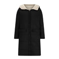 thumbnail image 4 of Veste Réversible, Manteau Long d'Hiver pour Femmes, Matelassé, Poches Zippées, Chaud, Élégant, Polyvalent, 4 of 8