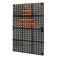 thumbnail image 1 of 1 Set Pegboard Rack ABS Pegboard Garage Tool Storage Holder Hanging Board, 1 of 5