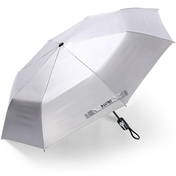 G4Free UPF 50 UV Protection Large Travel Umbrella 42/46 Inch Auto Open Close Windproof Sun Blocking Umbrella