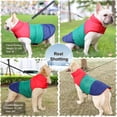 thumbnail image 7 of Colorful Dog Coat, Reversible Dog Winter Jacket Warm Pet Vest, Waterproof Dog Cold Weather Clothes Puppy Apparel for Small Medium Large Dogs, 7 of 7
