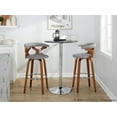 thumbnail image 2 of LumiSource Grey Gardenia 30" Fixed-Height Barstool - Set of 2, 2 of 6
