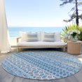 thumbnail image 6 of Addison Rugs Chantille Indoor/Outdoor Transitional Bohemian Sky Washable Round Rug, 8' x 8', 6 of 6