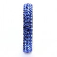 thumbnail image 4 of High polished (no plating) Stainless Steel Ring with Top Grade Crystal in Sapphire for Women Sapphire Stone Color Style TK3539 Size 10, 4 of 5