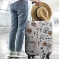 thumbnail image 2 of Pioneer Flower Floral Print Pattern Luggage Cover Fashion Suitcase Cover Baggage Covers Fit 25-28 Inch Luggage (Go Travel), 2 of 5