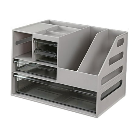 TISHITA Desk Drawer Organizer Desktop Storage Bin File Holder Home Organization Desk File Organizer Makeup Organizer for Home Cabinet