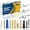Multicolor 8 sizes, variant on 346PCS 11Sizes Drywall Anchors and Screws Assortment Kit,Toggle Bolts and Wing Nut Kit,Plastic Dry Wall Anchors with Wood Screws Handheld Box (1/4" 3/16" 1/8" #6#7#8 M8 M12 M13)