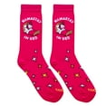 thumbnail image 6 of Cool Socks Novelty Crew Socks Women's Namastay In Bed, Yoga, Graphic Print, Large, 6 of 6