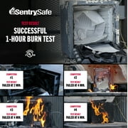 SentrySafe SFW123ES Water and Fire Resistant Safe with Digital Keypad Lock, 1.23 Cu. ft.
