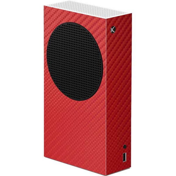 Skinit Textures Red Carbon Fiber Xbox Series S Console Skin