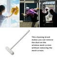 thumbnail image 3 of Maoww Brush Window Mesh Screen Double Sided Brush PP Plastic Handle Telescopic Cleaning Tool, White, 3 of 7