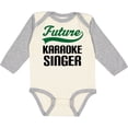 thumbnail image 3 of Inktastic Future Karaoke Singer Boys Long Sleeve Baby Bodysuit, 3 of 5