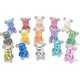 thumbnail image 4 of Collectible Figures Large Bear Cub Bling Home Decoration - silver, 4 of 5